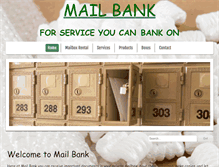 Tablet Screenshot of mailbanknm.com